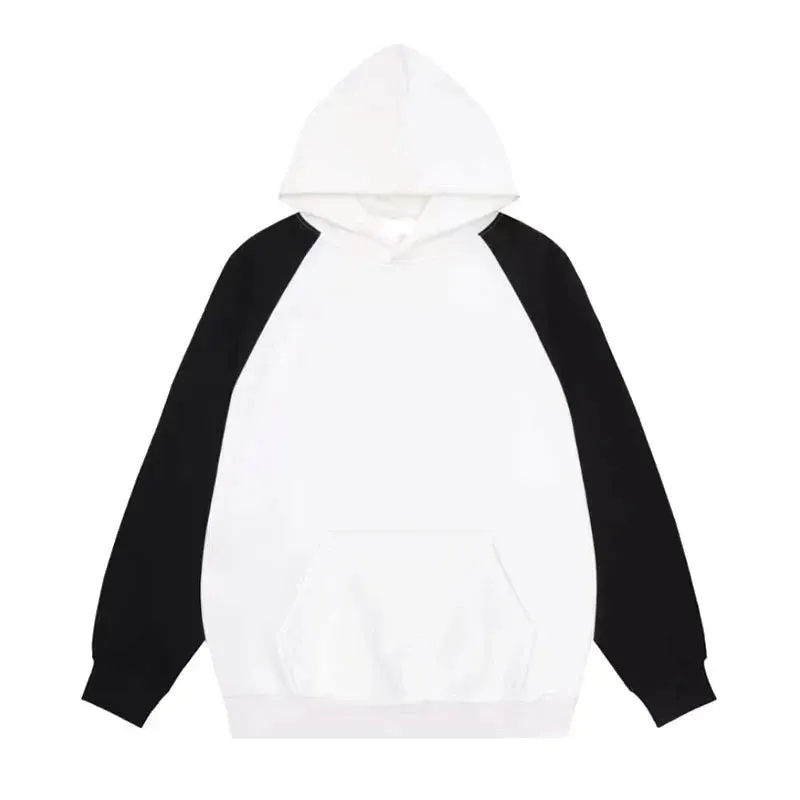 Metaversmall Contrast Color Hooded Simple Casual Women Hoodies Winter Street Chicly Pocket Basic 5-colors Fashion Top Female Hoodies