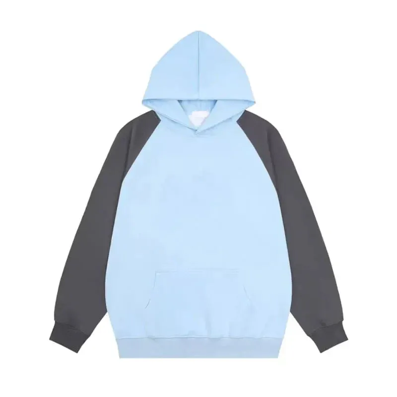 Metaversmall Contrast Color Hooded Simple Casual Women Hoodies Winter Street Chicly Pocket Basic 5-colors Fashion Top Female Hoodies