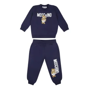 Moschino Baby Boys Piggyback Bears Ensemble