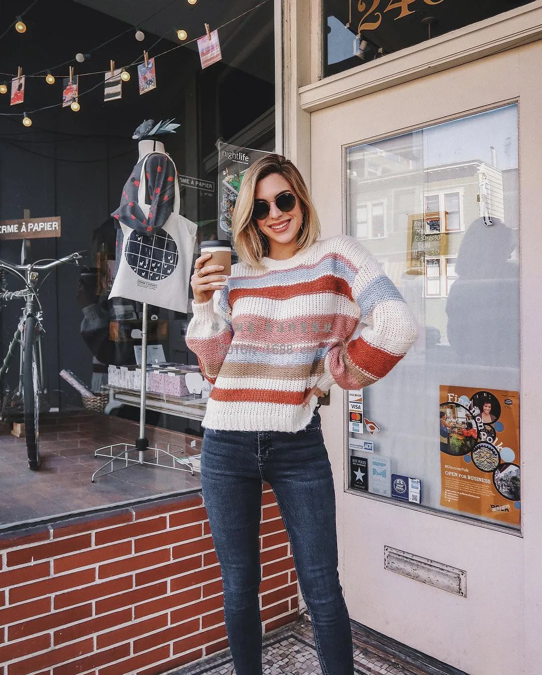 Multicolor Striped Sweater