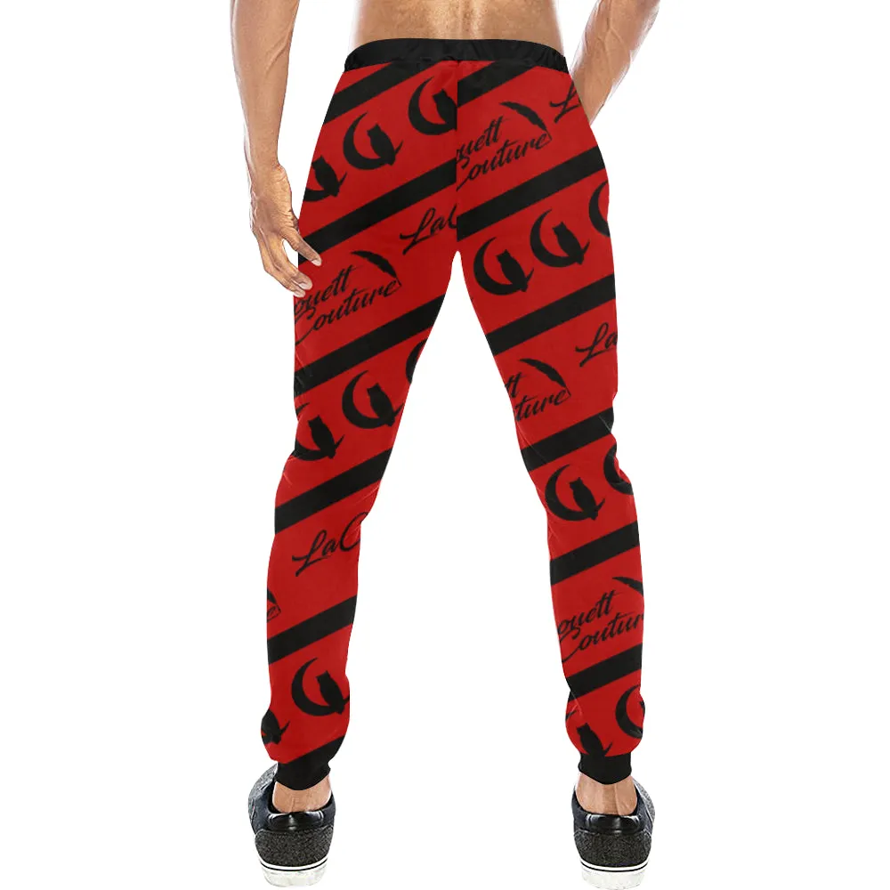 NICE ONE RED Men's All Over Print Sweatpants