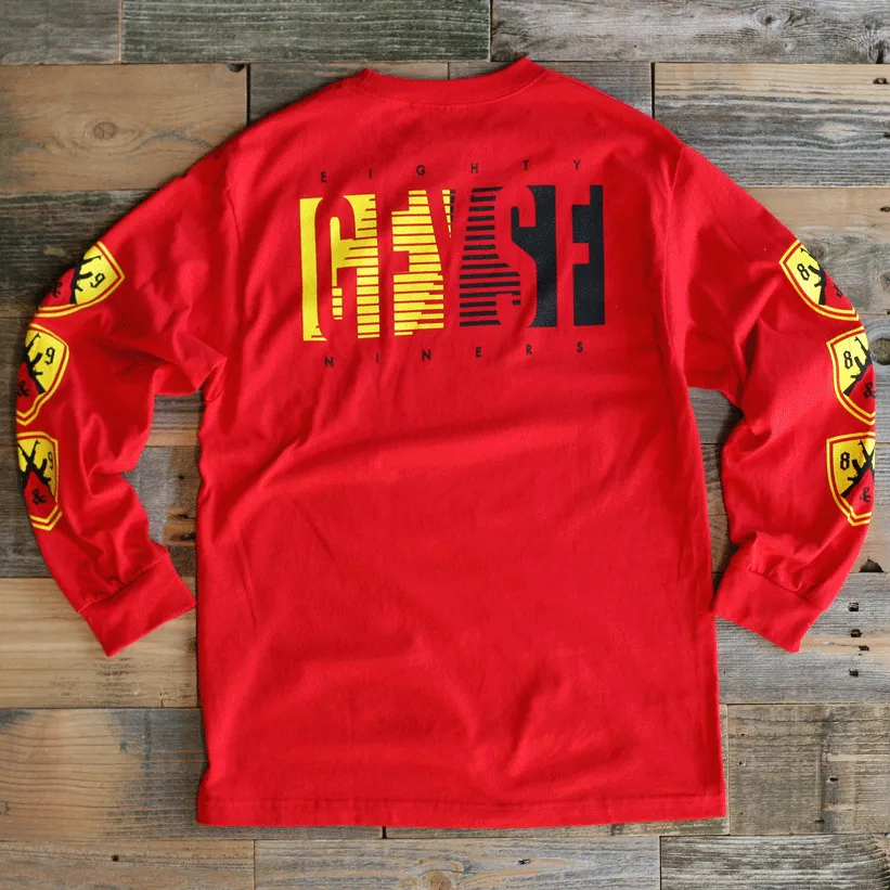 Niners L's Tee Red L/S