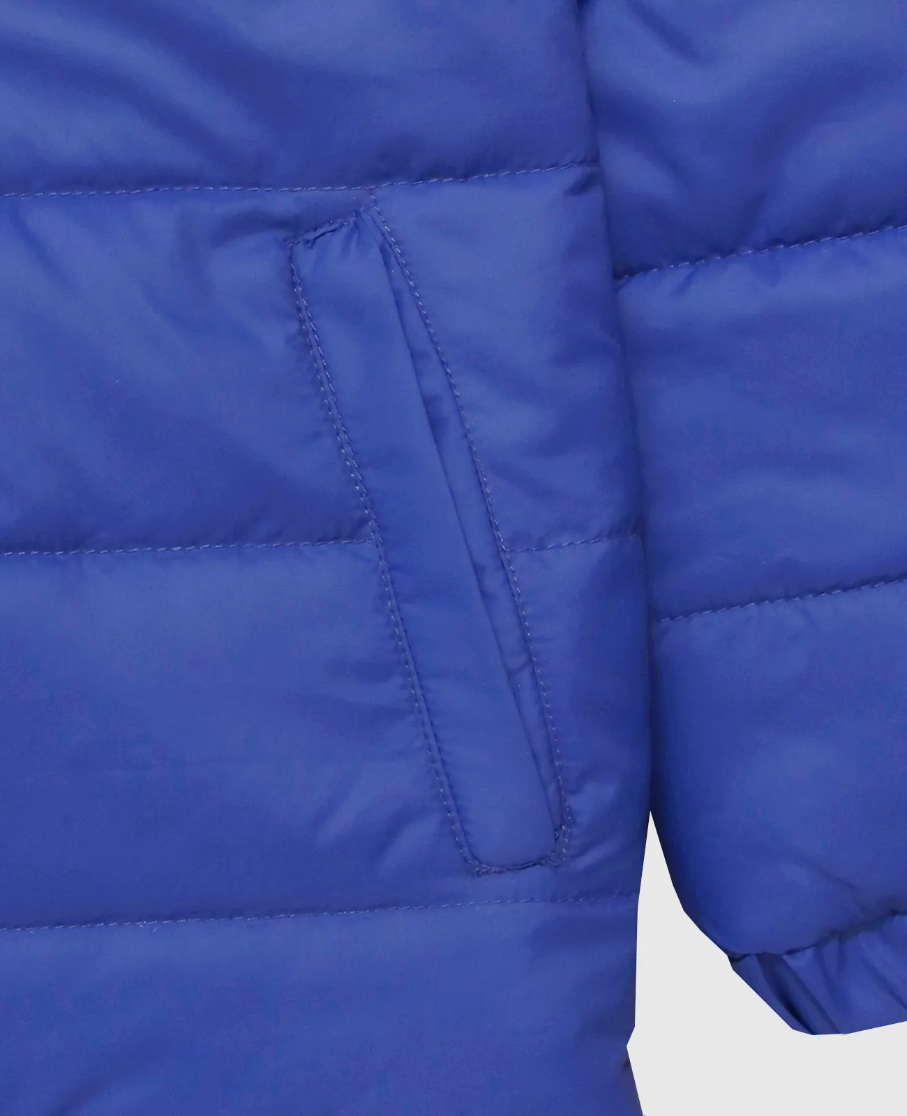 Parachute Blue Hooded Jacket