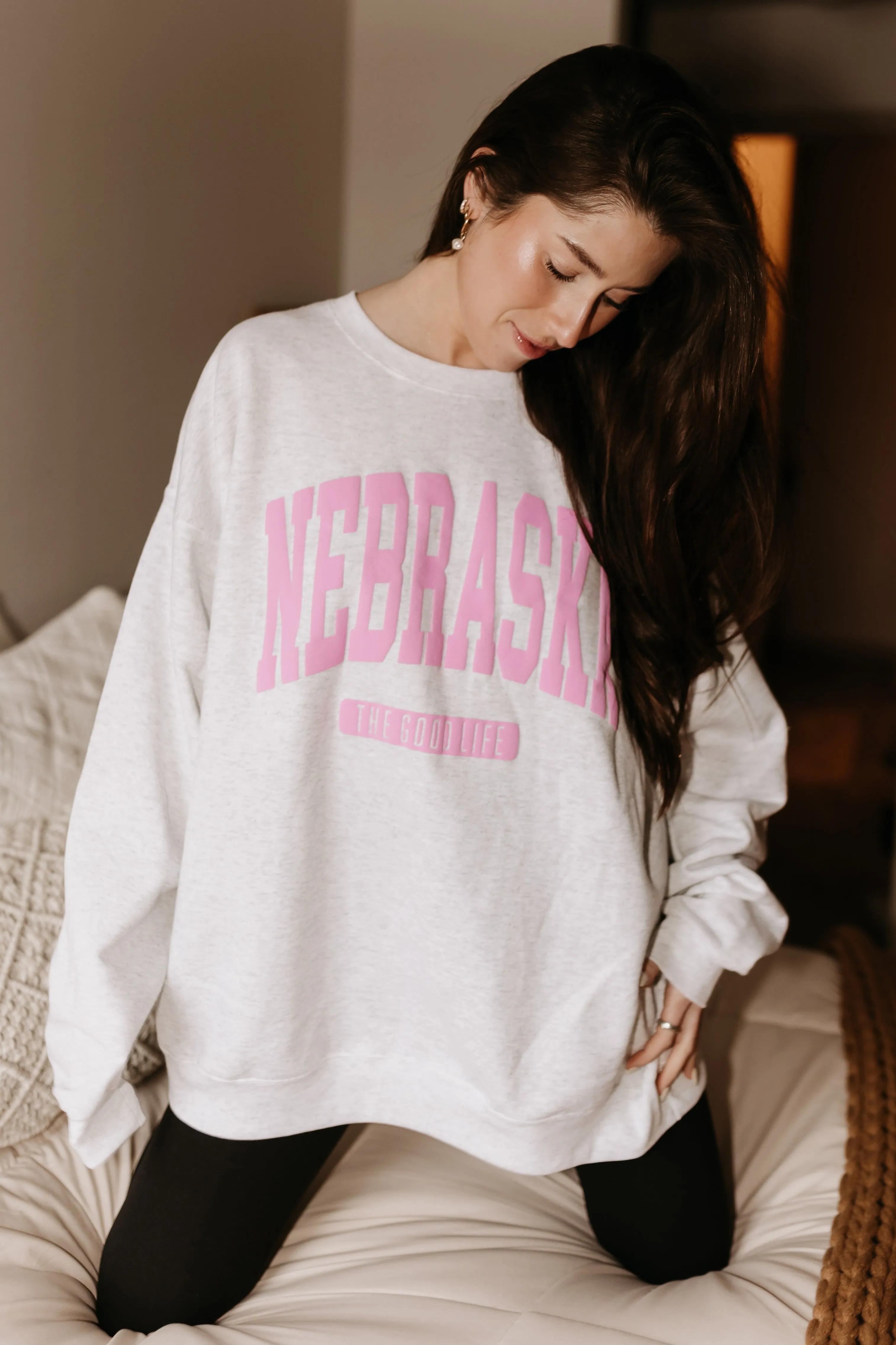 Pretty In Pink NE Sweatshirt