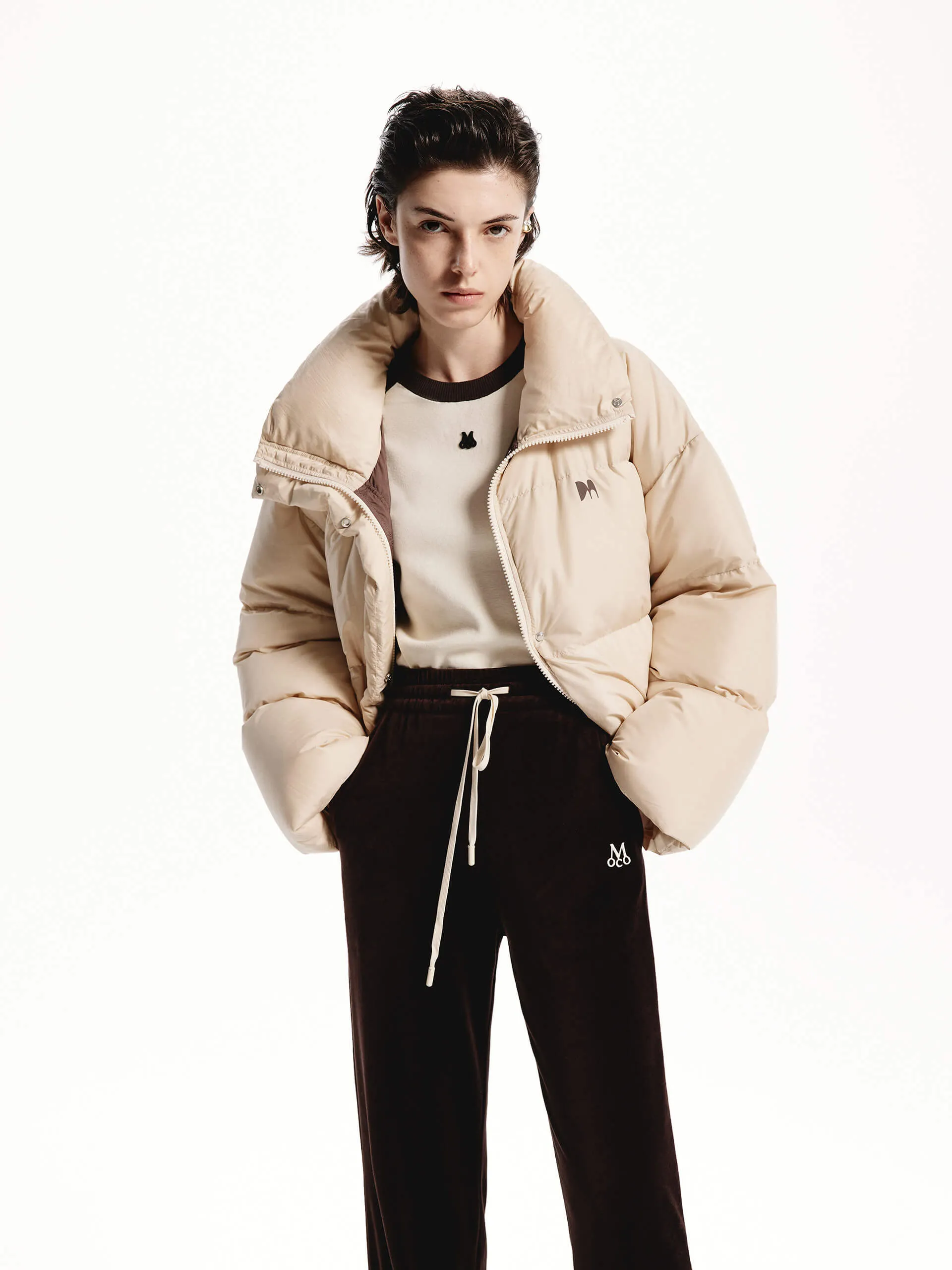 Puff Padded Cropped Jacket