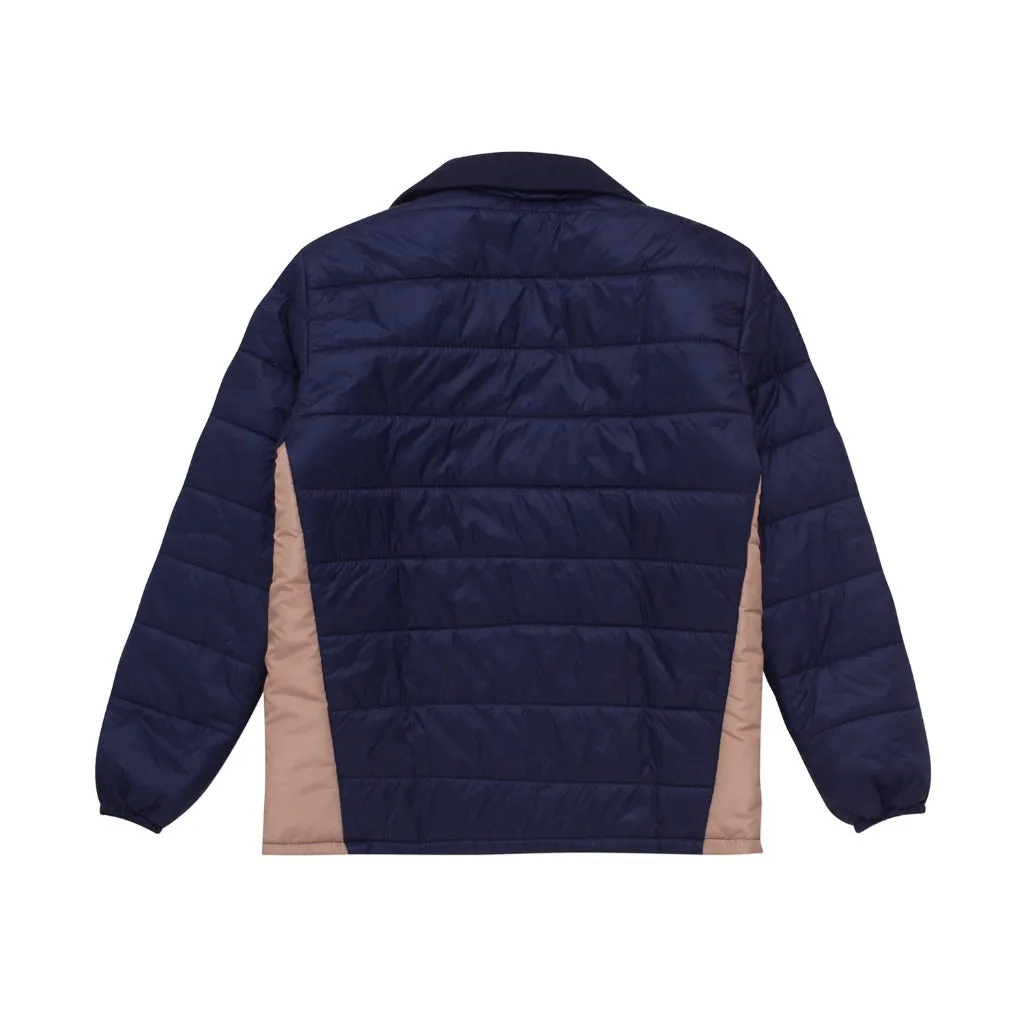 Quilted Jacket DESCENT NAVY BLUE