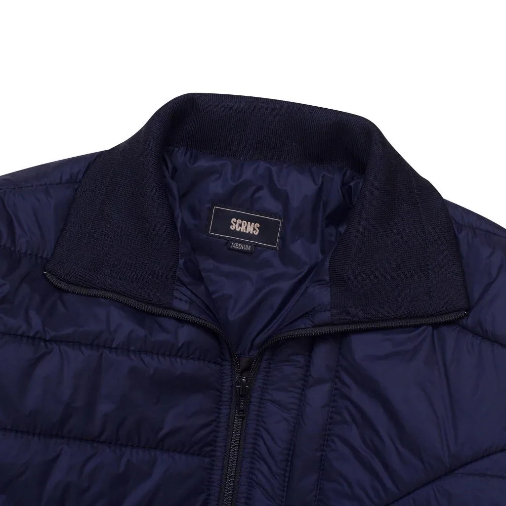 Quilted Jacket DESCENT NAVY BLUE