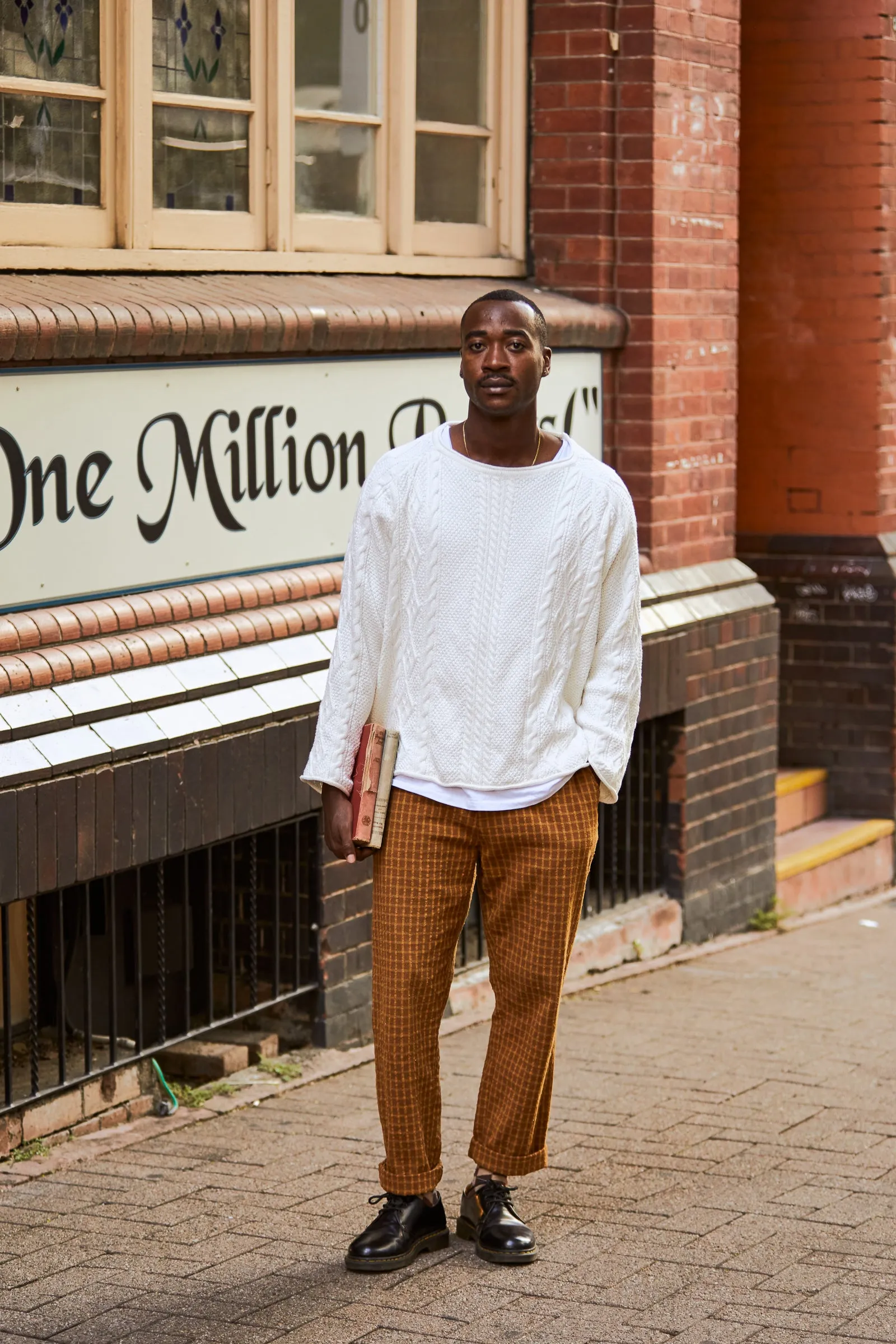 Rory Cable Knit Sweater - Antique White