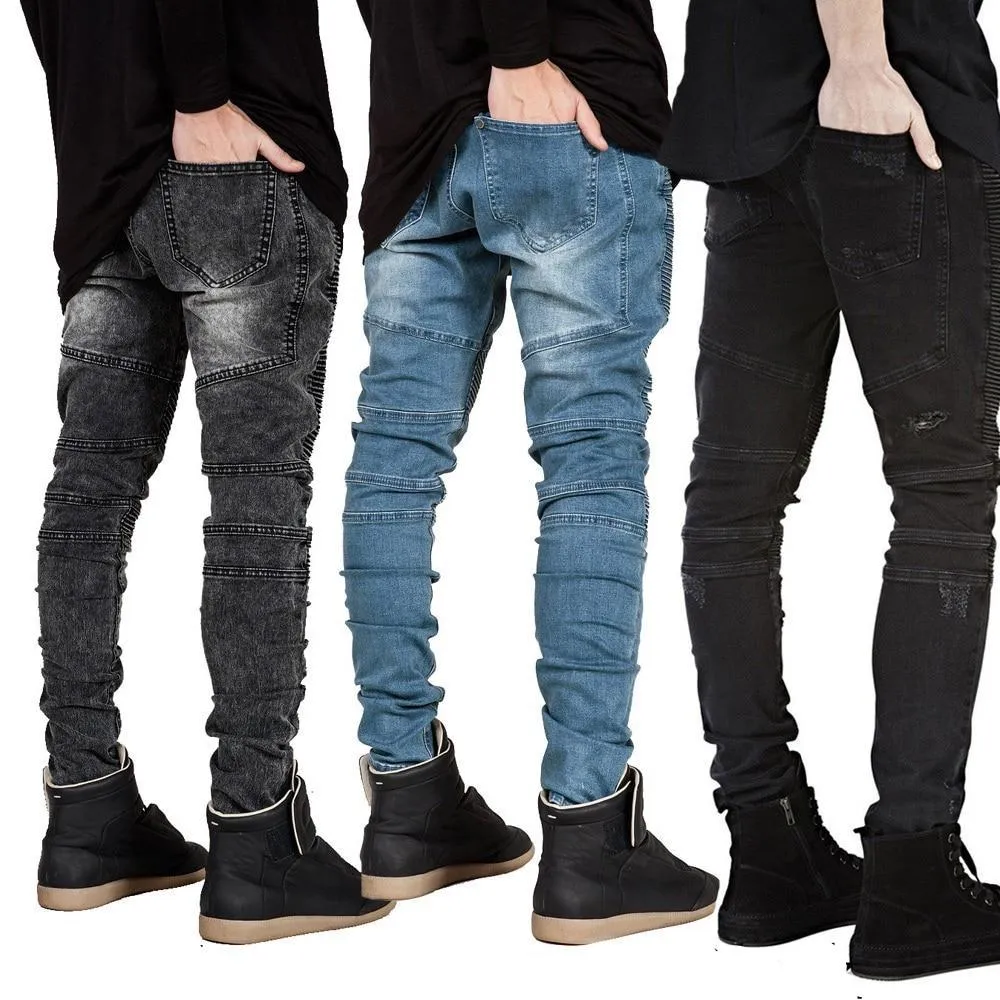 Runway Skinny Biker Jeans - 5 Colors