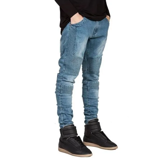 Runway Skinny Biker Jeans - 5 Colors