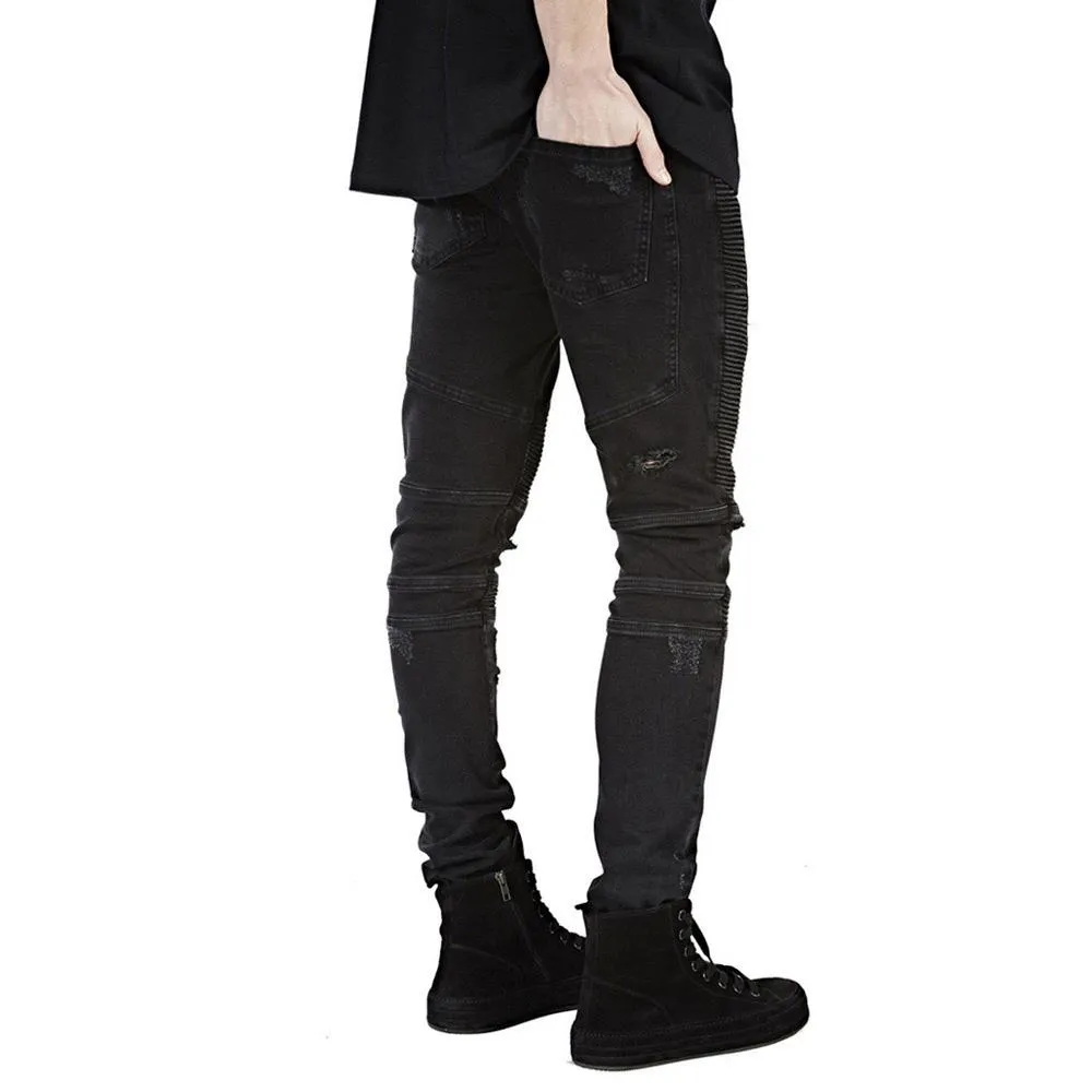 Runway Skinny Biker Jeans - 5 Colors