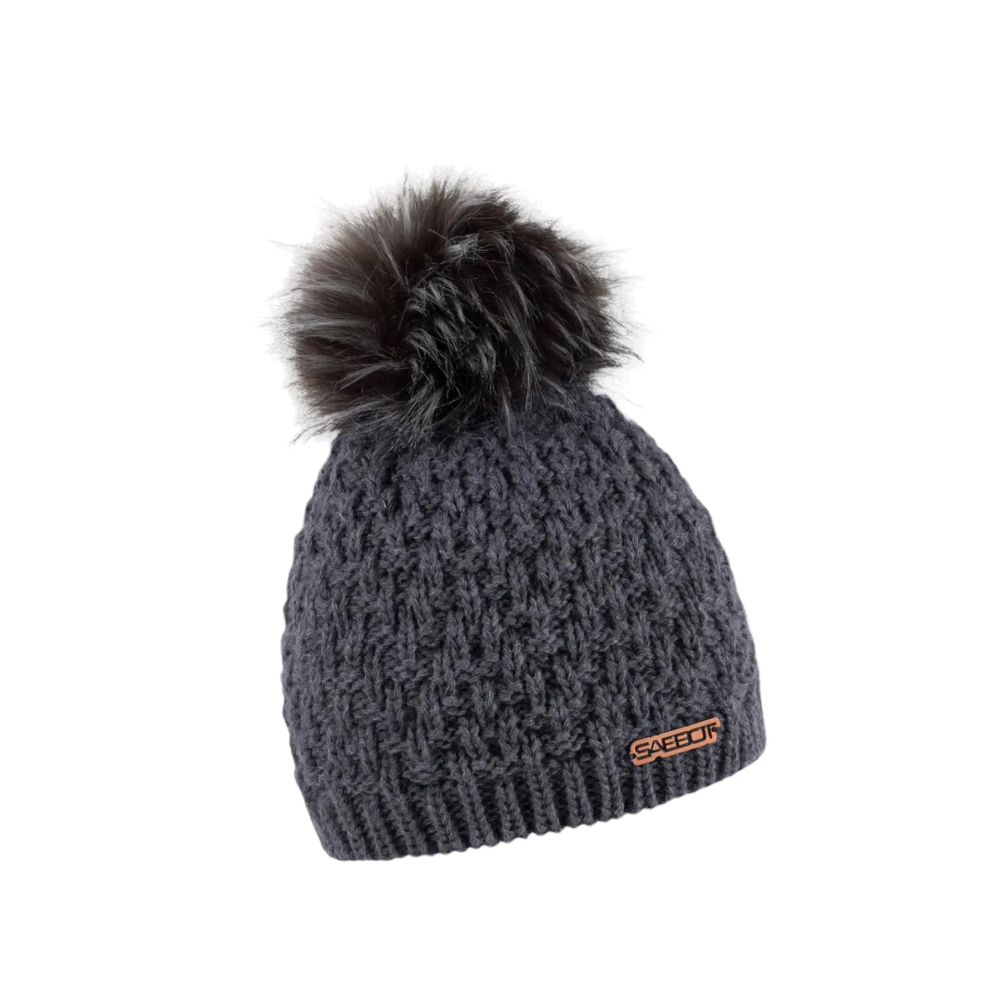 Sabbot Petra Faux Fur Bobble Hat Classic Stone