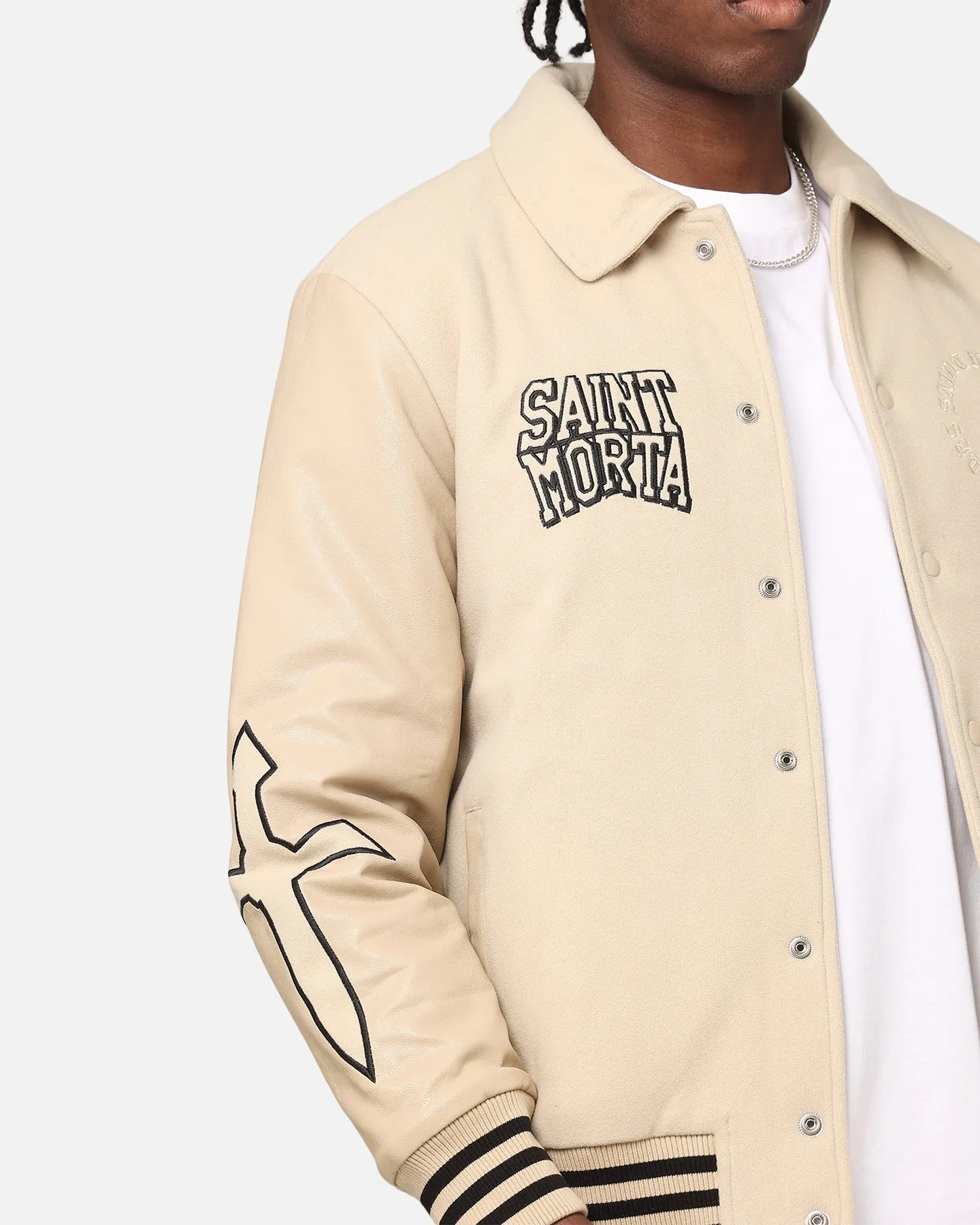 Saint Morta Ceremonies Varsity Jacket Stone