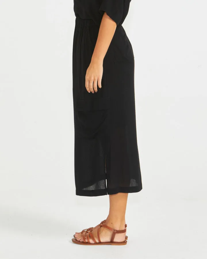 Sass Raya Cargo Skirt - Black