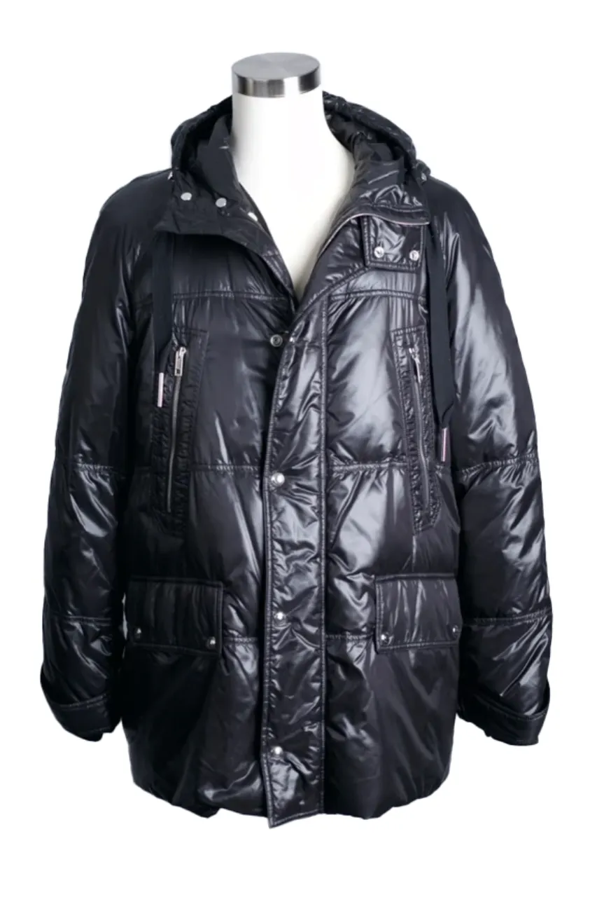 Shiny Quilted Parka