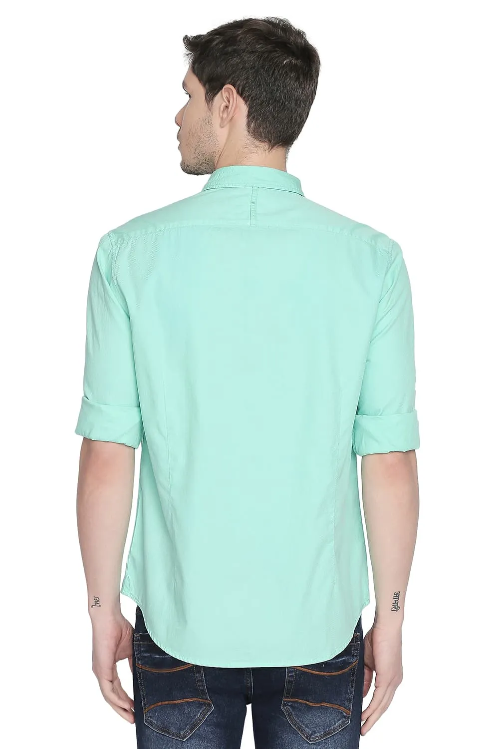 Slim Fit Structure Shirt