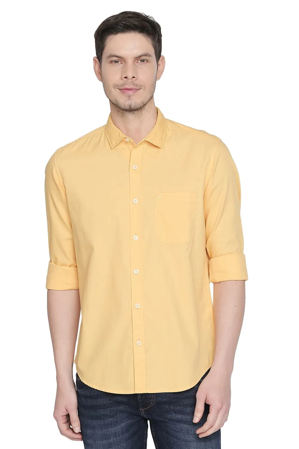 Slim Fit Structure Shirt