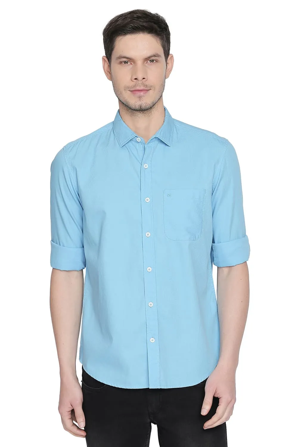 Slim Fit Structure Shirt