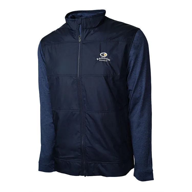 Stealth Hybrid Quilted Full Zip Windbreaker Jacket - Bandon Dunes