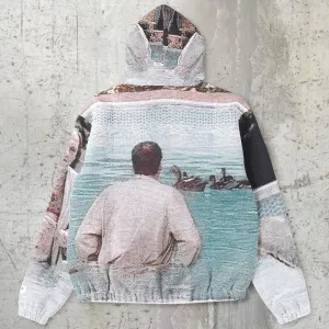 Stylish Graphic Street Tapestry Hoodie