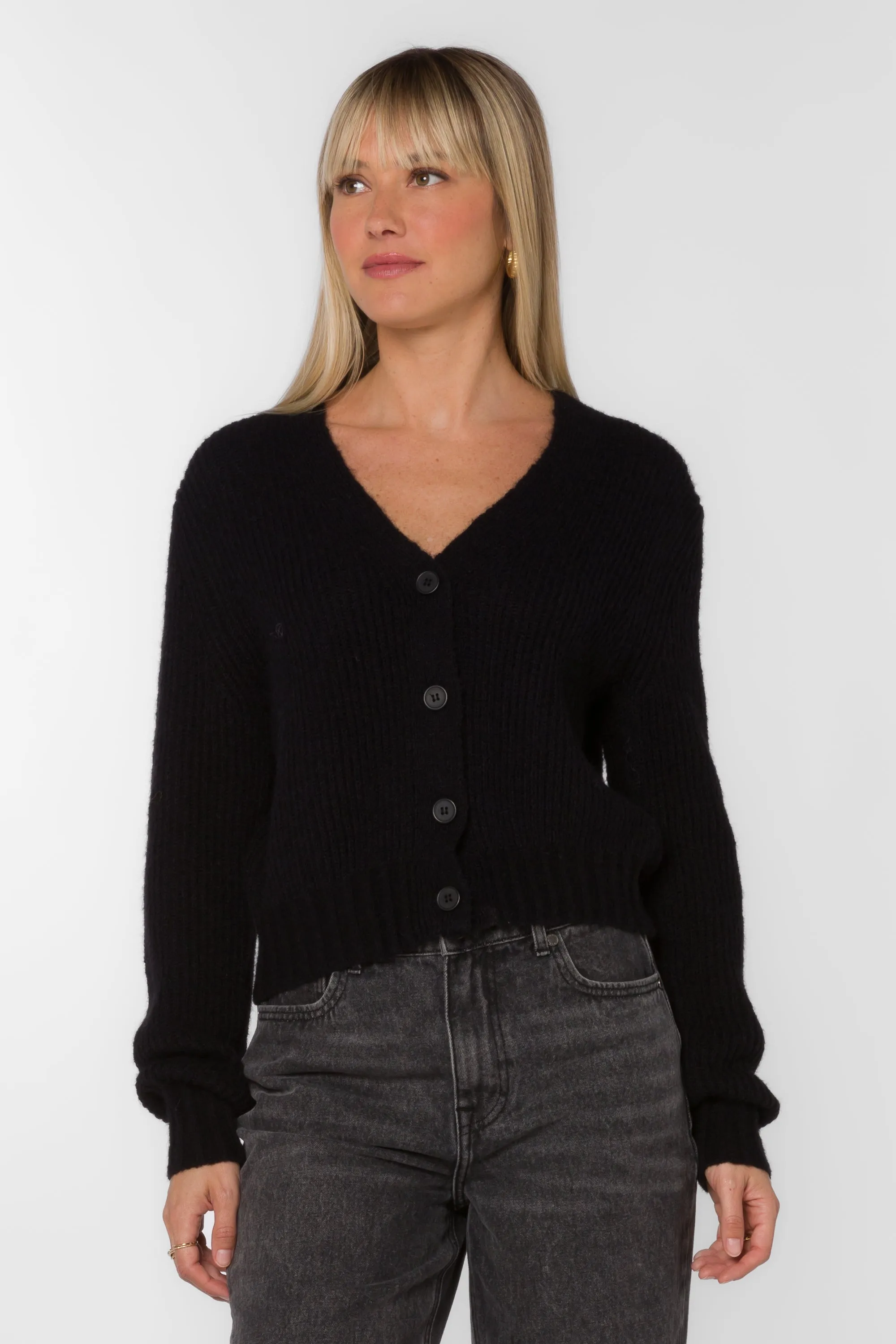 Sunshine Black Cardigan