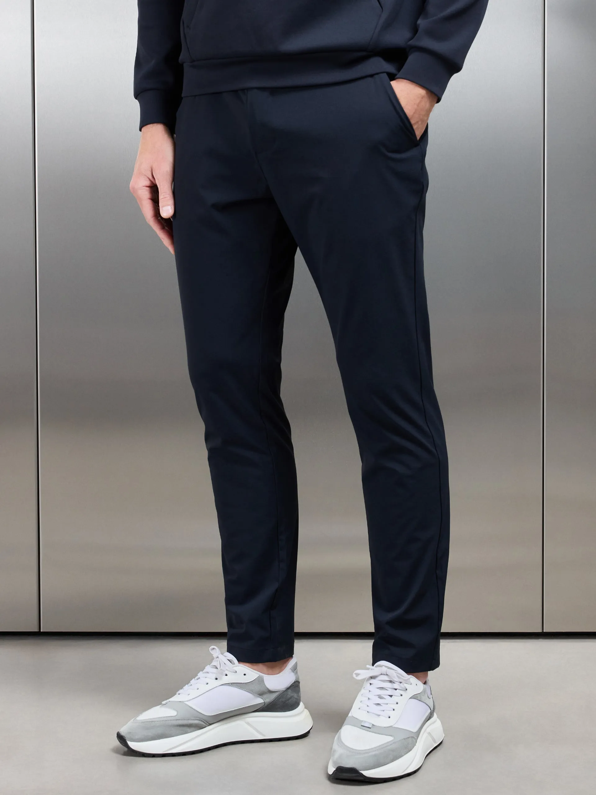 Technical Tailored Trouser in Navy