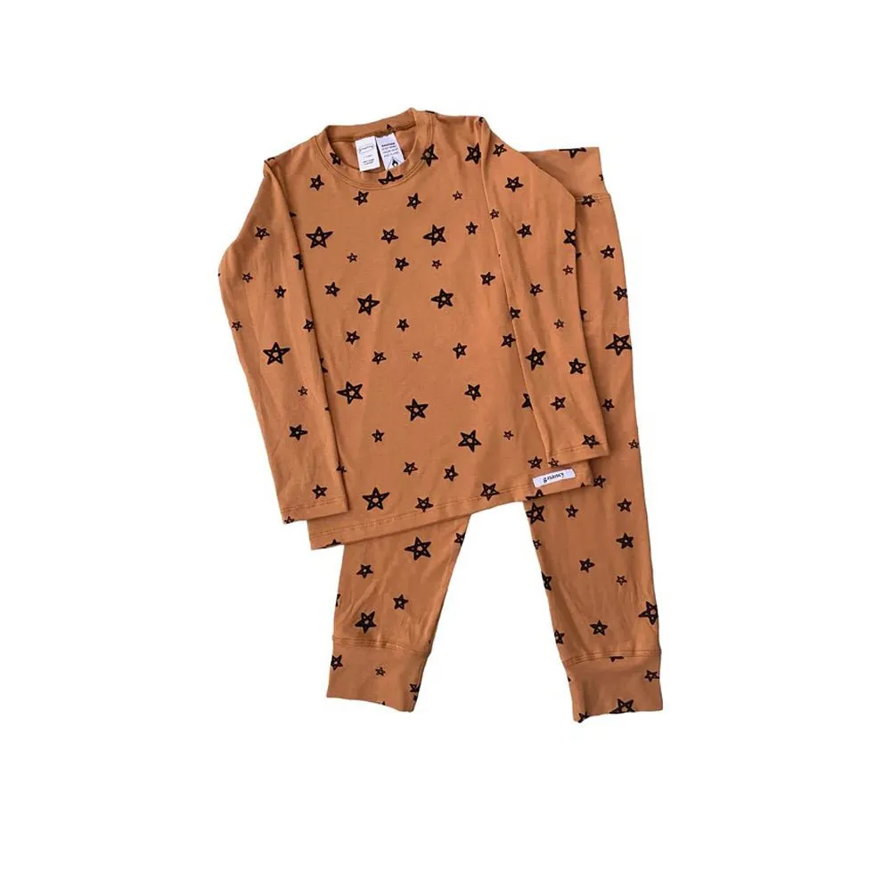 Terracotta Star Long PJ