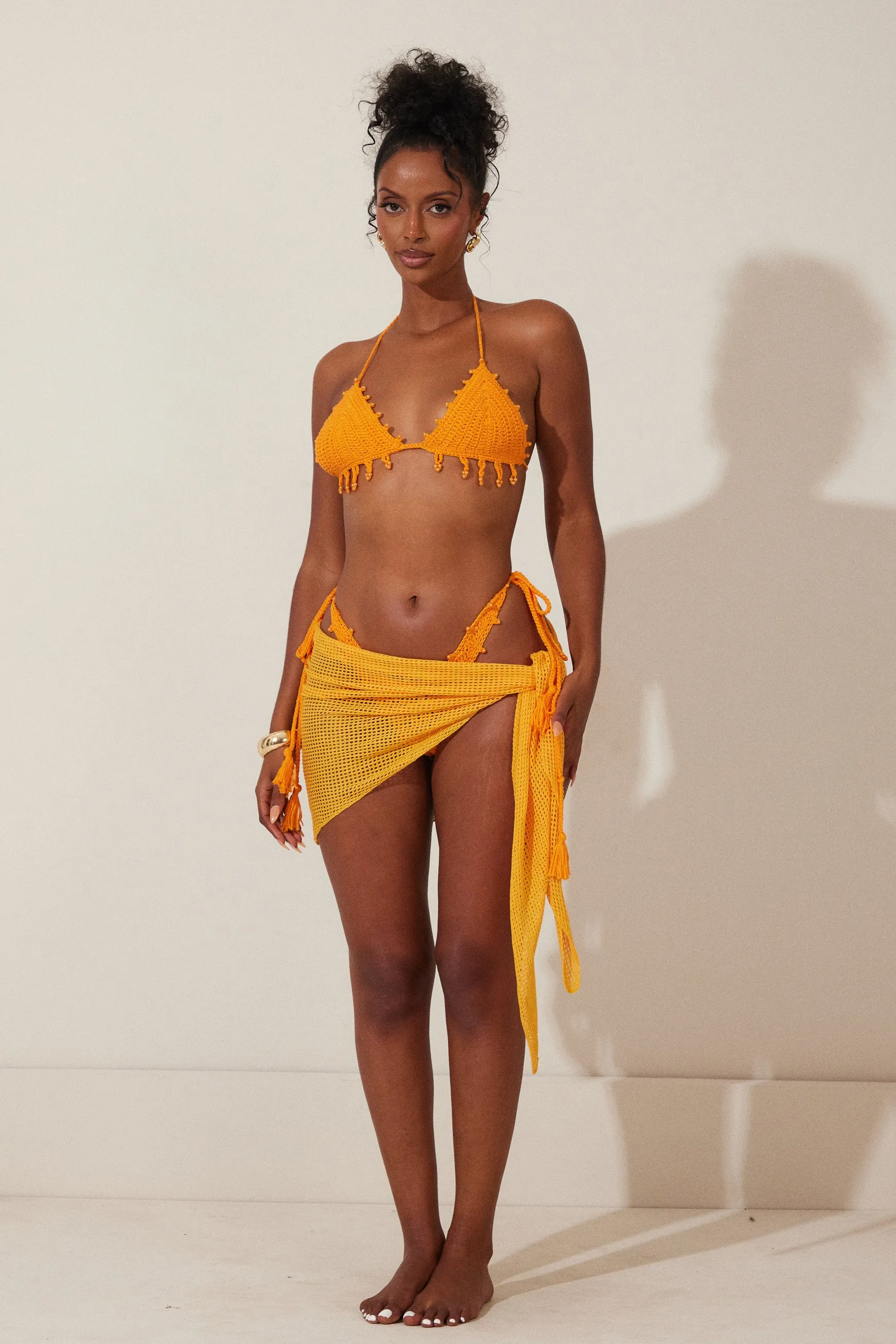 The crochet sarong - Orange 