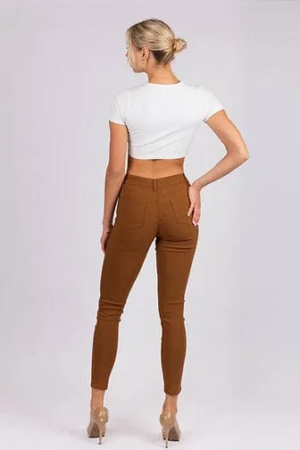 Wakee Denim Stretch Jegging Jean Skinny - Tan 60109