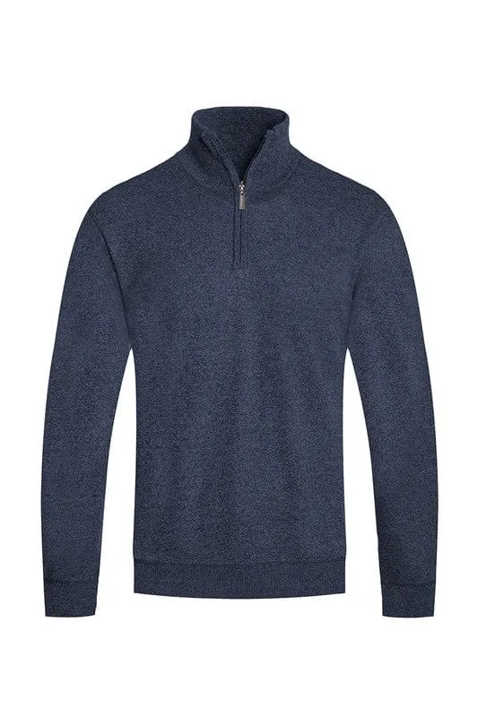 Weiv Mens Knit Quarter Zip Sweater