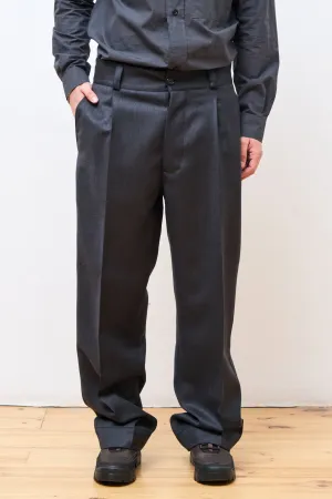 Wide Leg Chino Charcoal