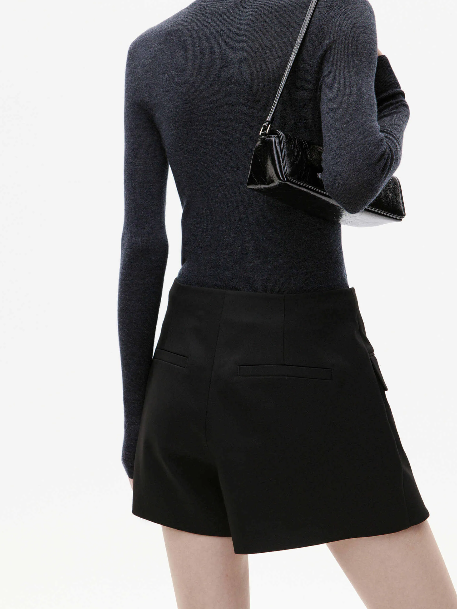 Wrap Detail Tailored Skort