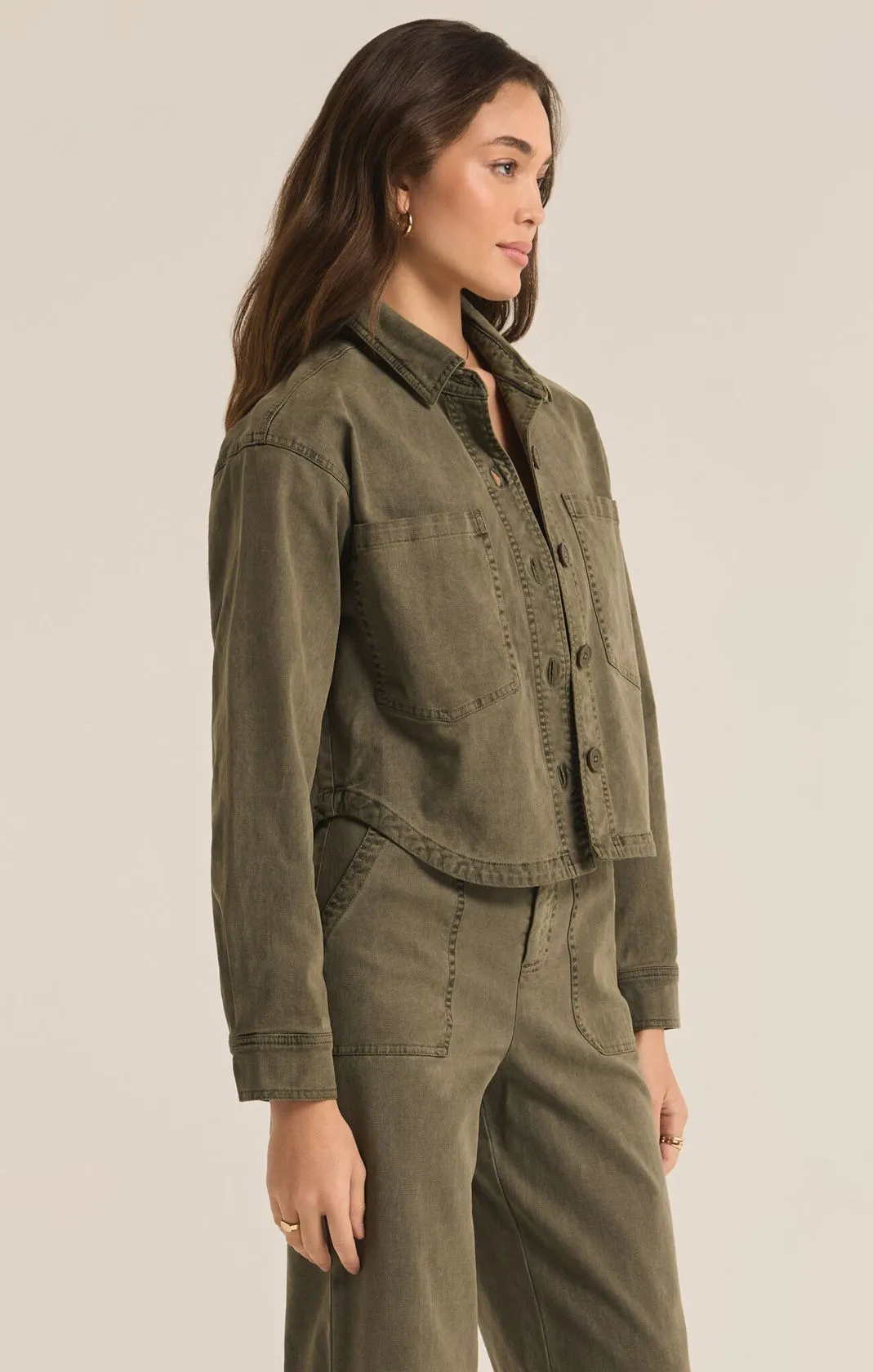 Z Supply- All Day Cropped Jacket